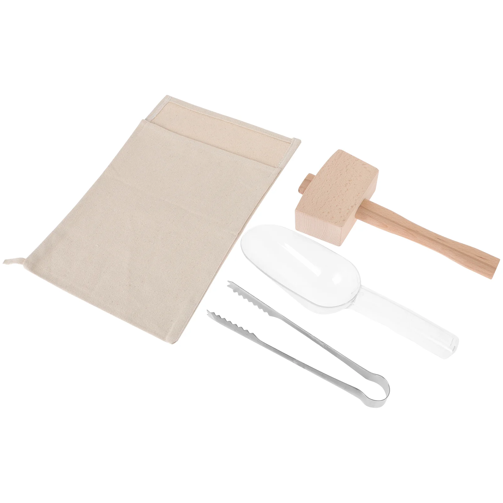 

Professional Portable Household Crushed Ice Bag Ice Hammer Ice Crushing Bag Ice Scoop And Clip Ice Bag And Ice Mallet