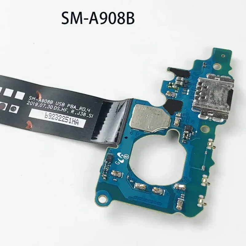 Гибкий зарядный порт для Samsung Galaxy A90 5g/SM-A908N/SM-A908B USB-порт зарядки разъем док-станции