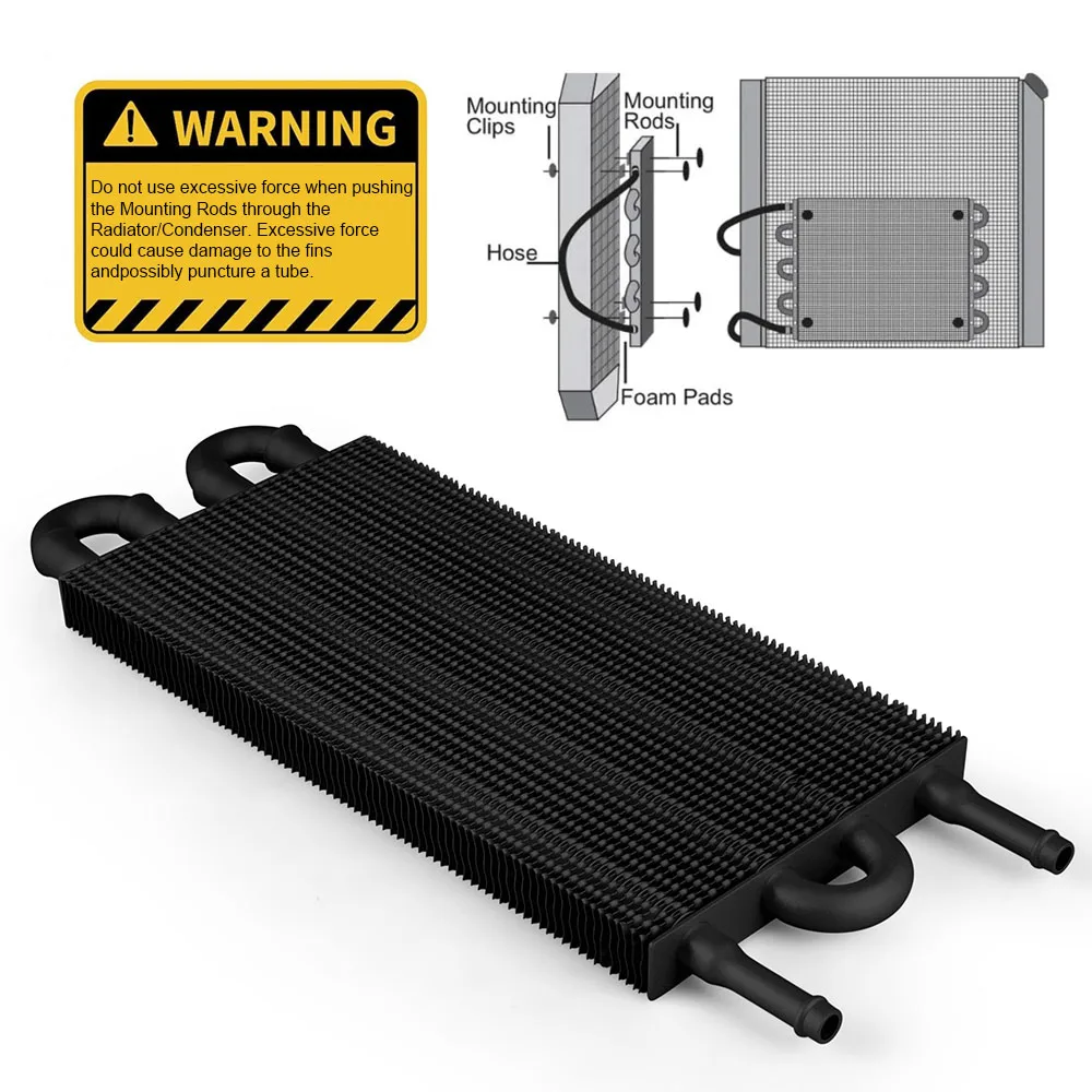 4-проходная трубка и ребристый охладитель трансмиссионного масла 5/16 дюйма