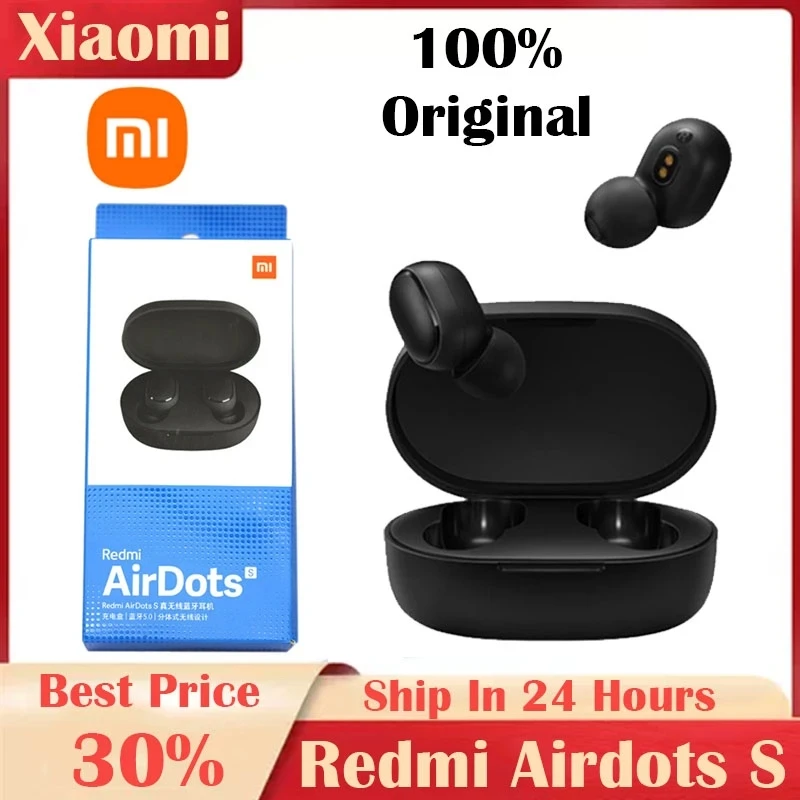 Наушники-вкладыши Xiaomi Redmi Airdots S беспроводные наушники с микрофоном и