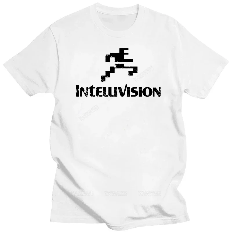 Мужские брендовые футболки для мужчин Intellivision Футболка Running Man с логотипом в
