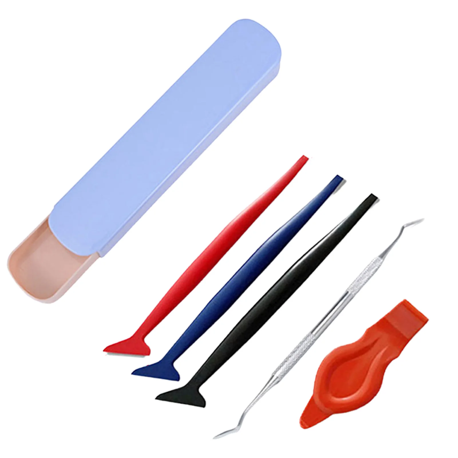

Car Film Trimming Tool Set Practical Vehicle Film Wrap Tool Kit Car Edge Trim Squeegee 4-for Car Film Sealing Filling Arc Groove