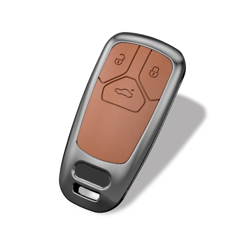 Металлическая оболочка для автомобильного ключа телефона Audi A6 C8 A4 A5 B9 Q5 FY Q7 4M TT S4 A7