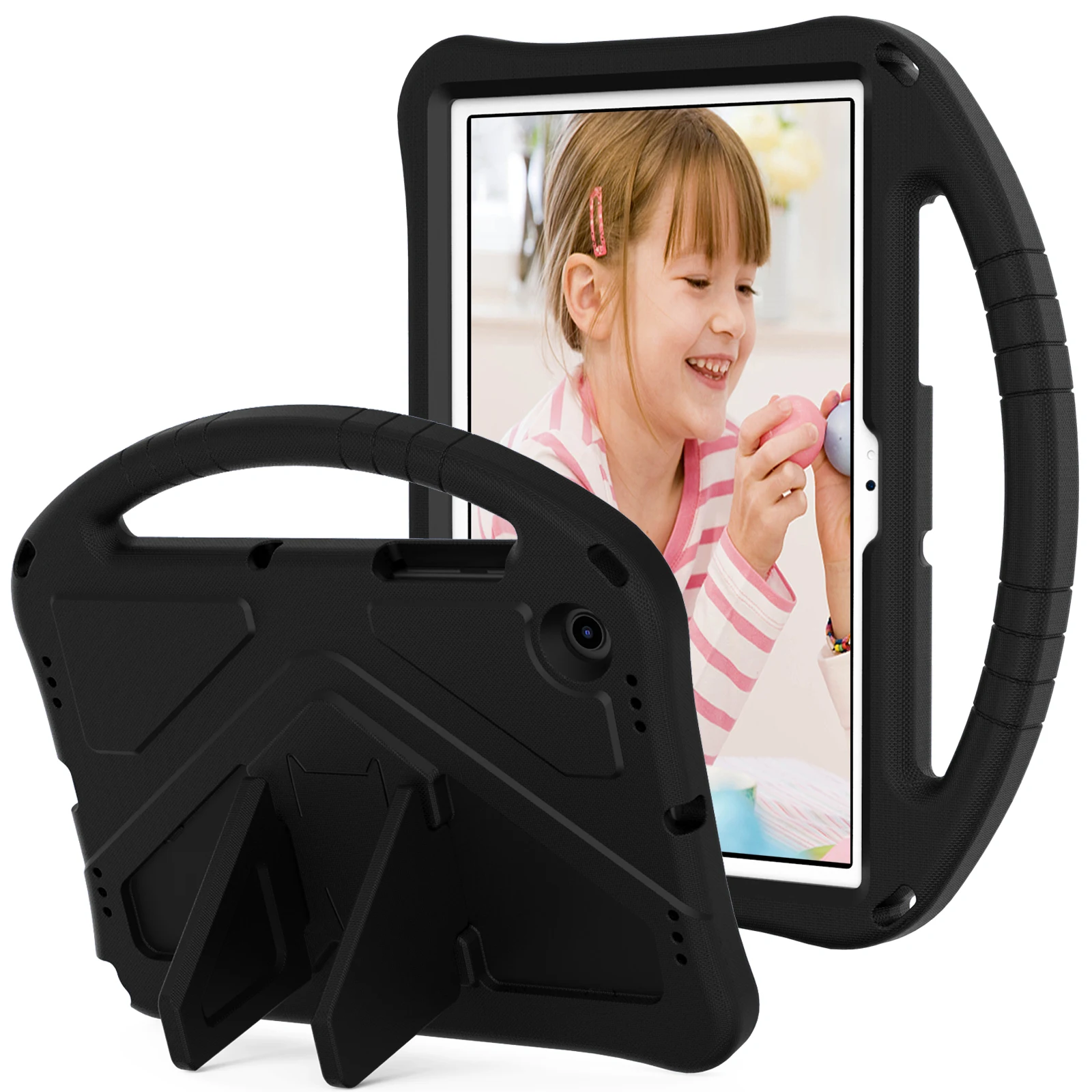 Фото Детский чехол для Samsung Galaxy Tab A8 10. 5-дюймовый SM-X200 SM-X205 SM-X207 10,5-дюймовый противоударный чехол для планшета, защитный чехол-подставка №2