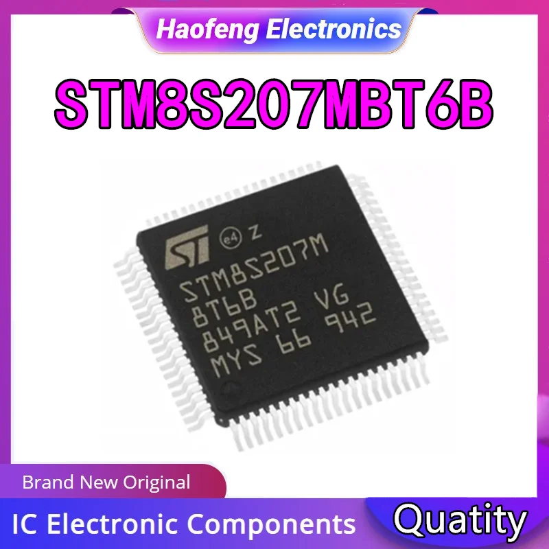 

5PCS STM8S207MBT6B STM8S207MBT6 STM8S207MB STM8S207 STM8S STM8 STM IC MCU Chip LQFP-80 in Stock 100% New Origin