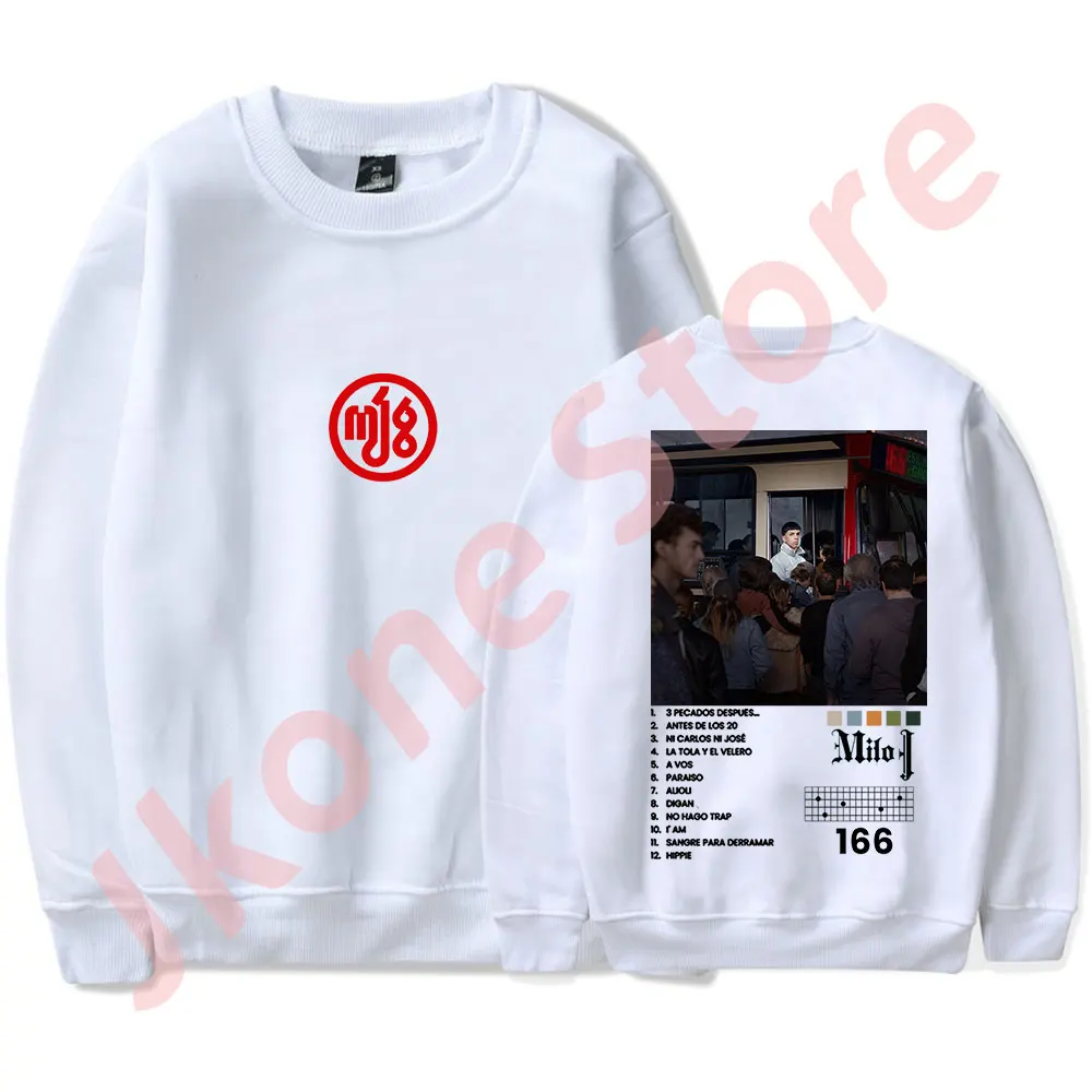 Толстовки с круглым вырезом Milo J 166 Tracklist 2024 футболки логотипом Tour косплей женская