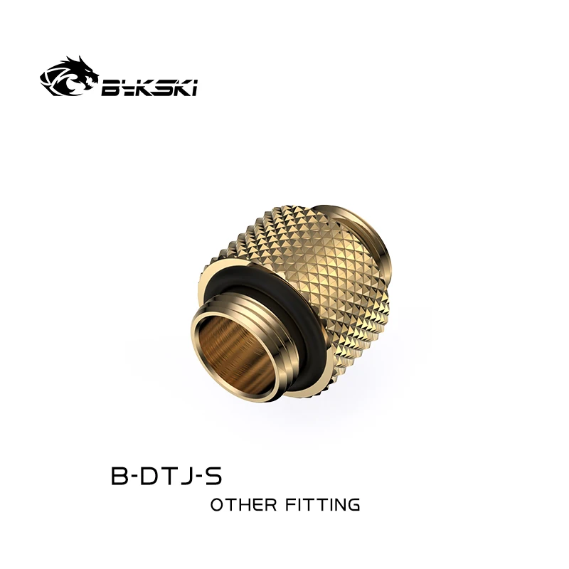 Фото BYKSKI G1/4 ''на G1/4'' двойное внешнее резьбовое соединение с резьбой адаптера папа-папа разъем 4,5 мм для водяного охлаждения №2