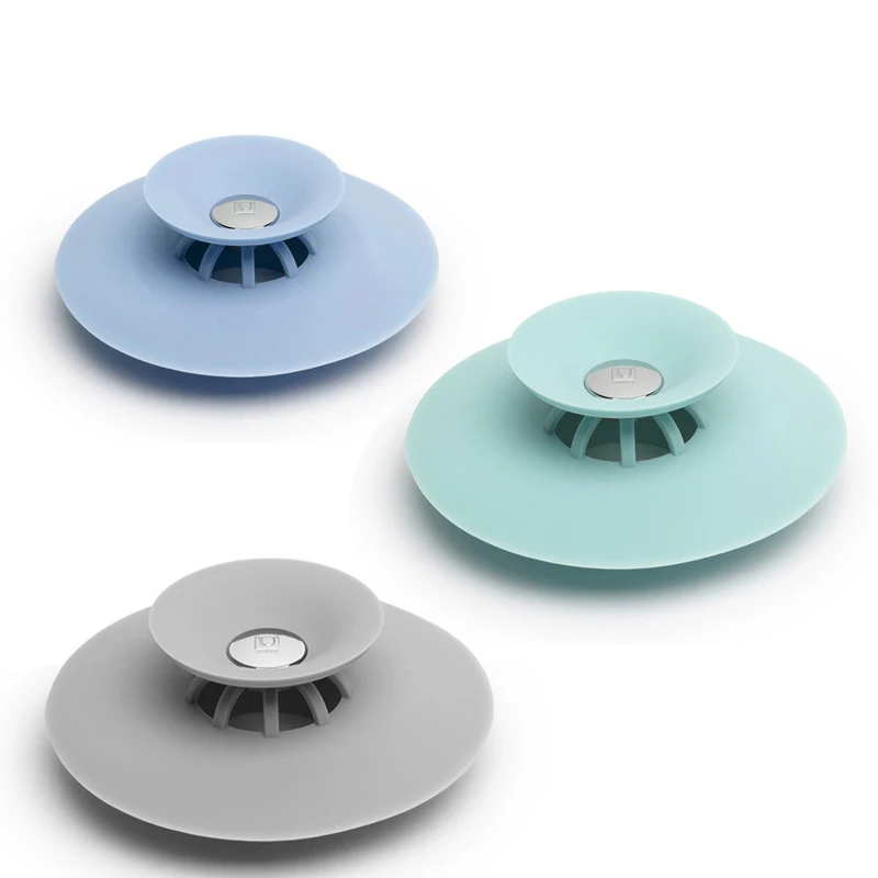 

Silicone Shower Drain Stopper Sink Floor Drain Plug Kitchen Laundry Water Stopper Tool Laundry Bathroom Deodorant home supplies
