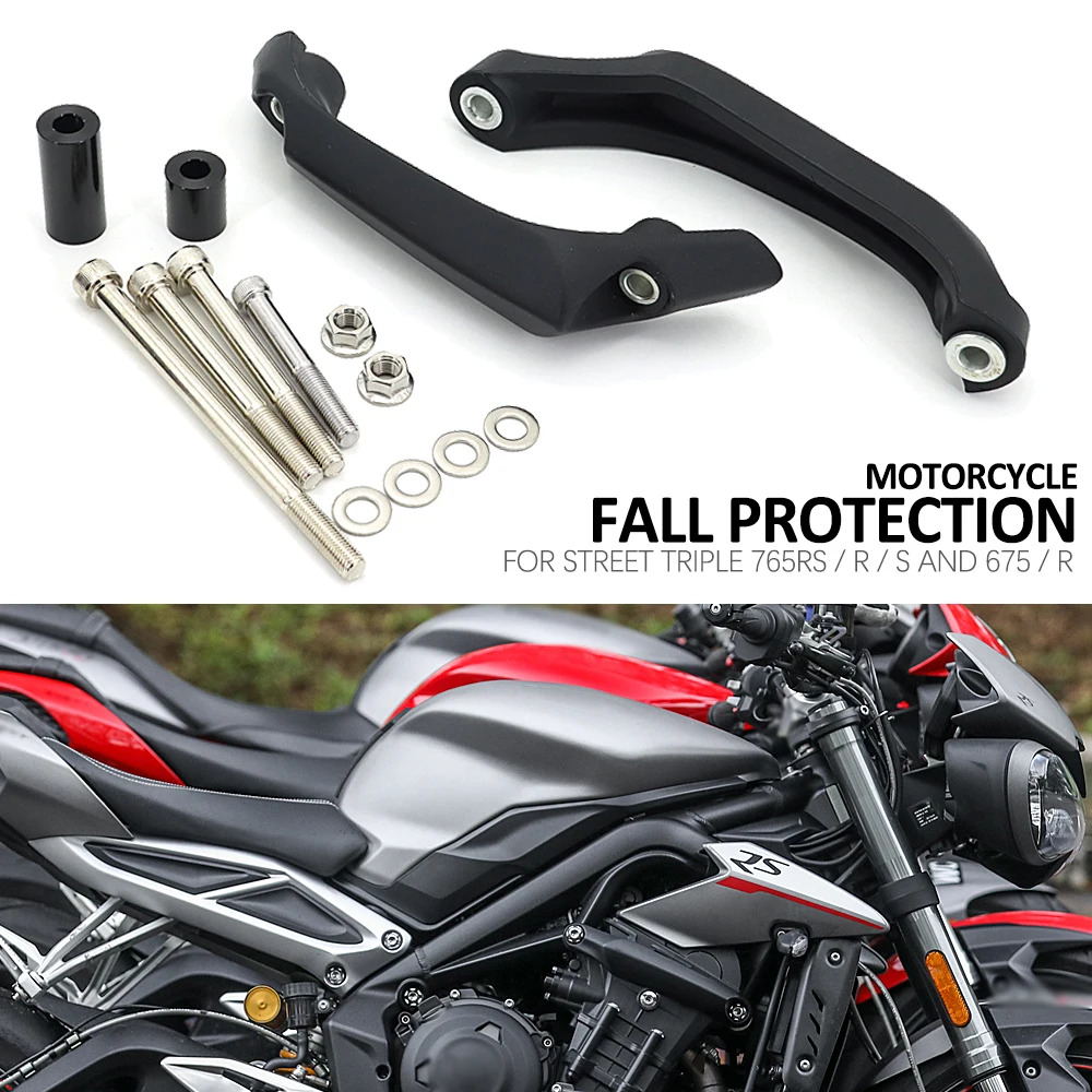 Motorcycle Falling Protection Frame Slider Fairing Guard Crash Pad Protector For Street Triple 765R 765S 765RS 765 S 675 R 675R