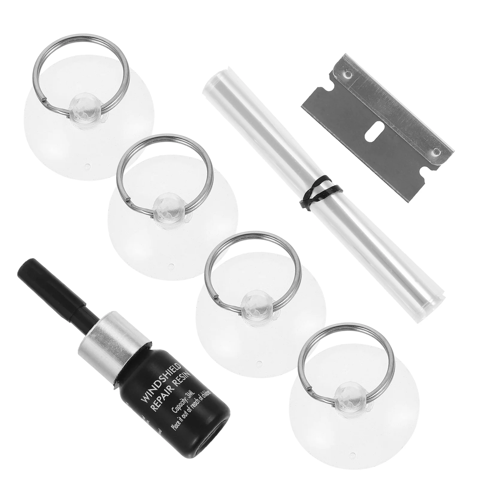 

1 Set Windshield Crack Repair Kit Body Repair Tool Windshield Chip Accessory