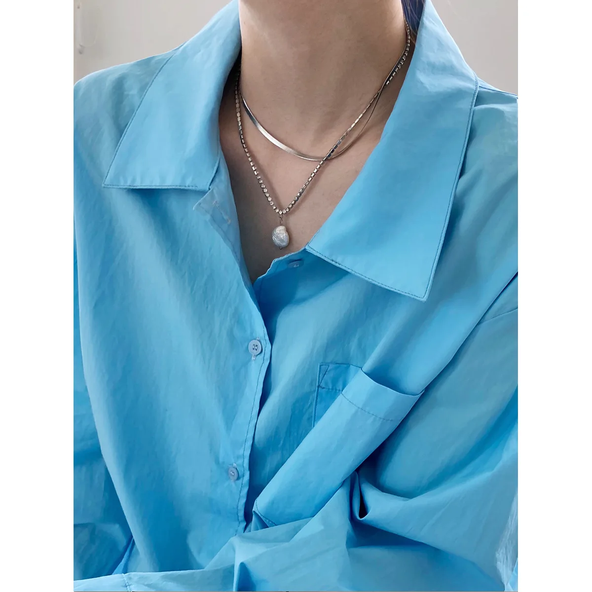 Женские осенние блузки с отложным воротником свободные стильные женские топы и