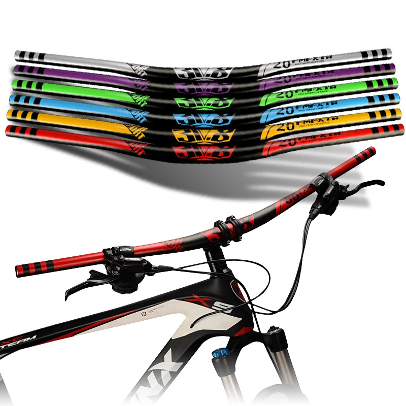 G712 Extended Downhill Mountain Bike Large Swallow Handle/Horizontal Handle Aluminium Alloy Bicycle Handlebar Tap 720/780mm