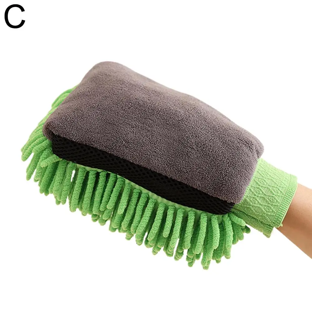 Перчатки для мойки автомобилей из микрофибры водонепроницаемая варежка синели