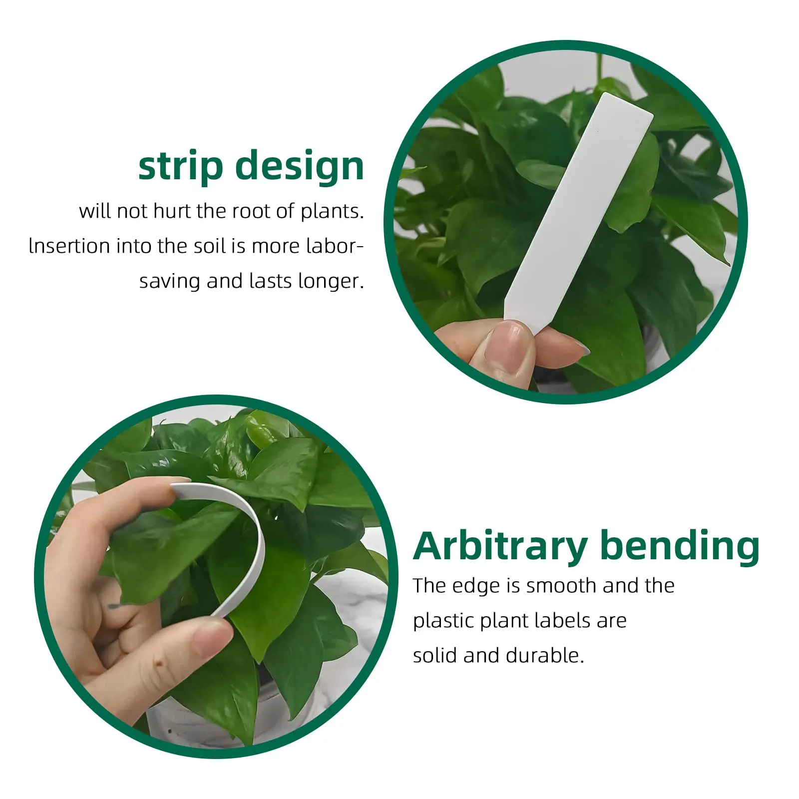 100 шт. пластиковые маркеры для цветочных Горшков