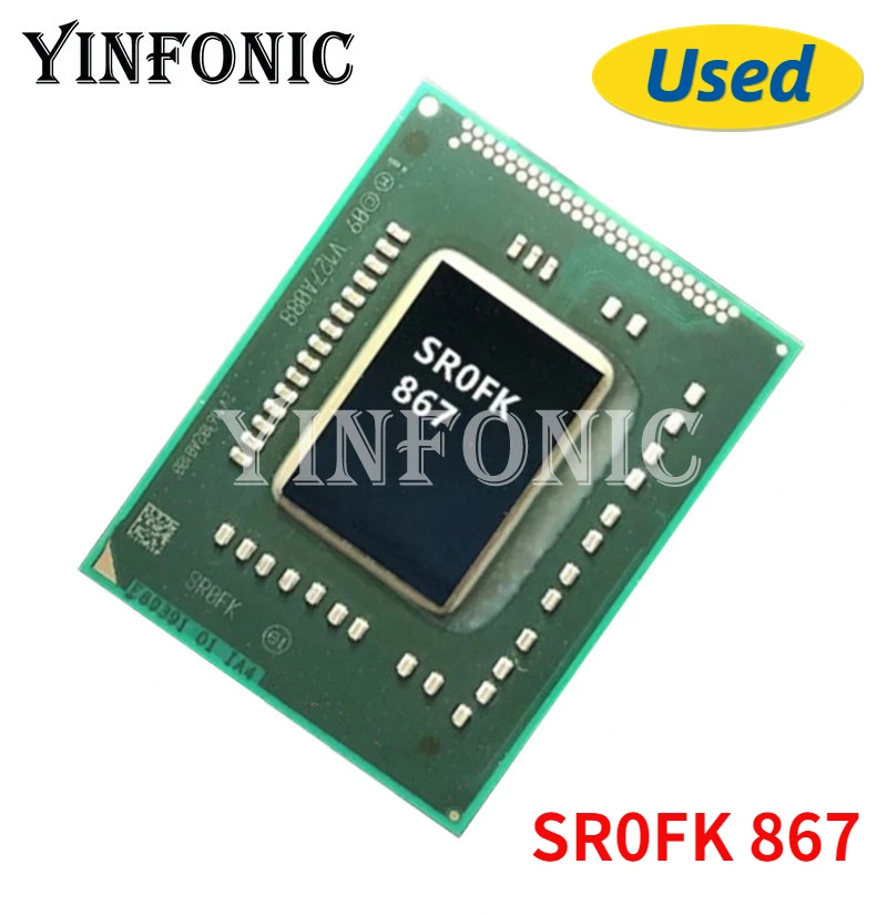 

Б/у чипсет SR0FK 867 BGA с шариком, протестирован 100% и работает