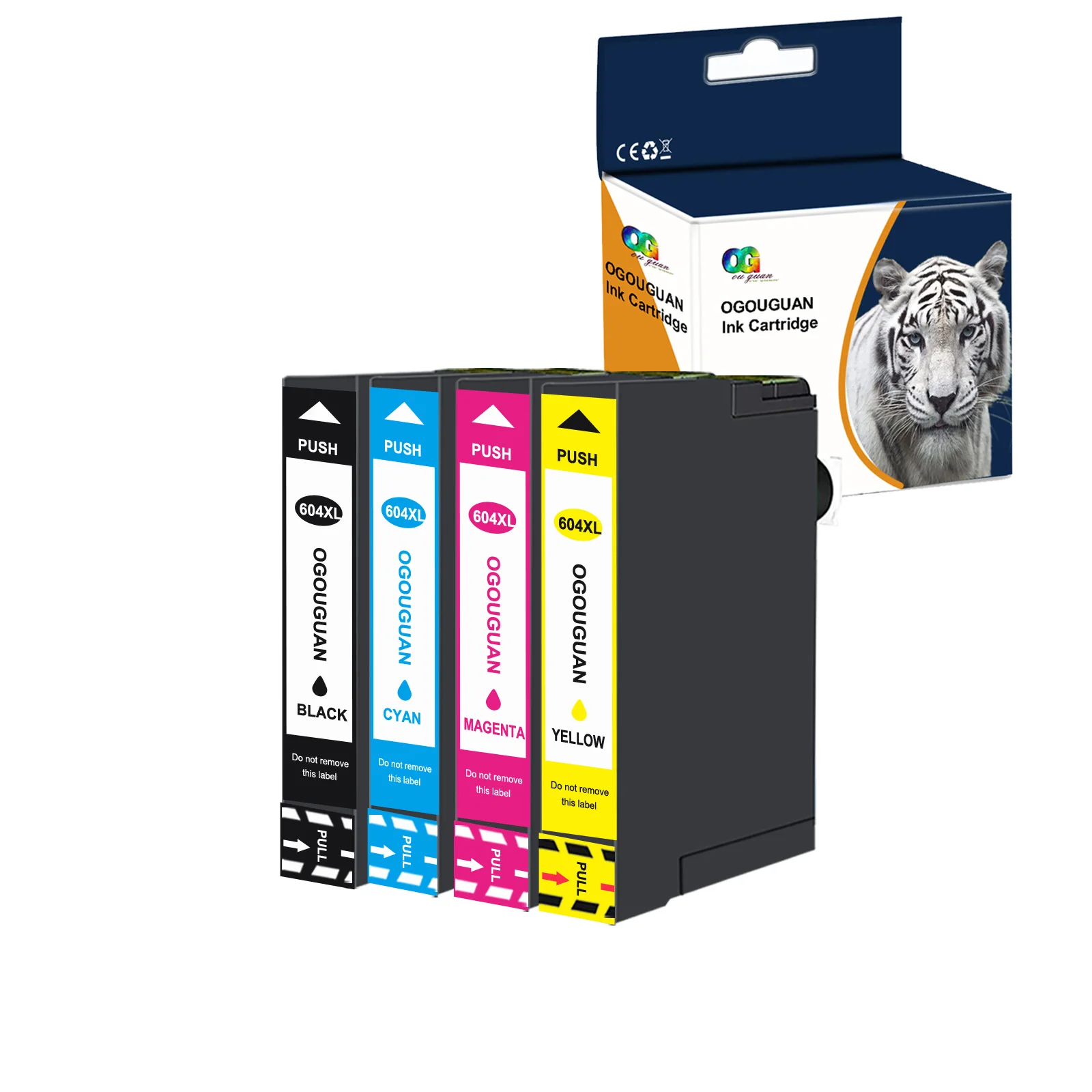 

OGOUGUAN 604XL T604 Compatible Ink Cartridge 604 XL E604 For XP-2200, XP-2205, XP-3200 Printer