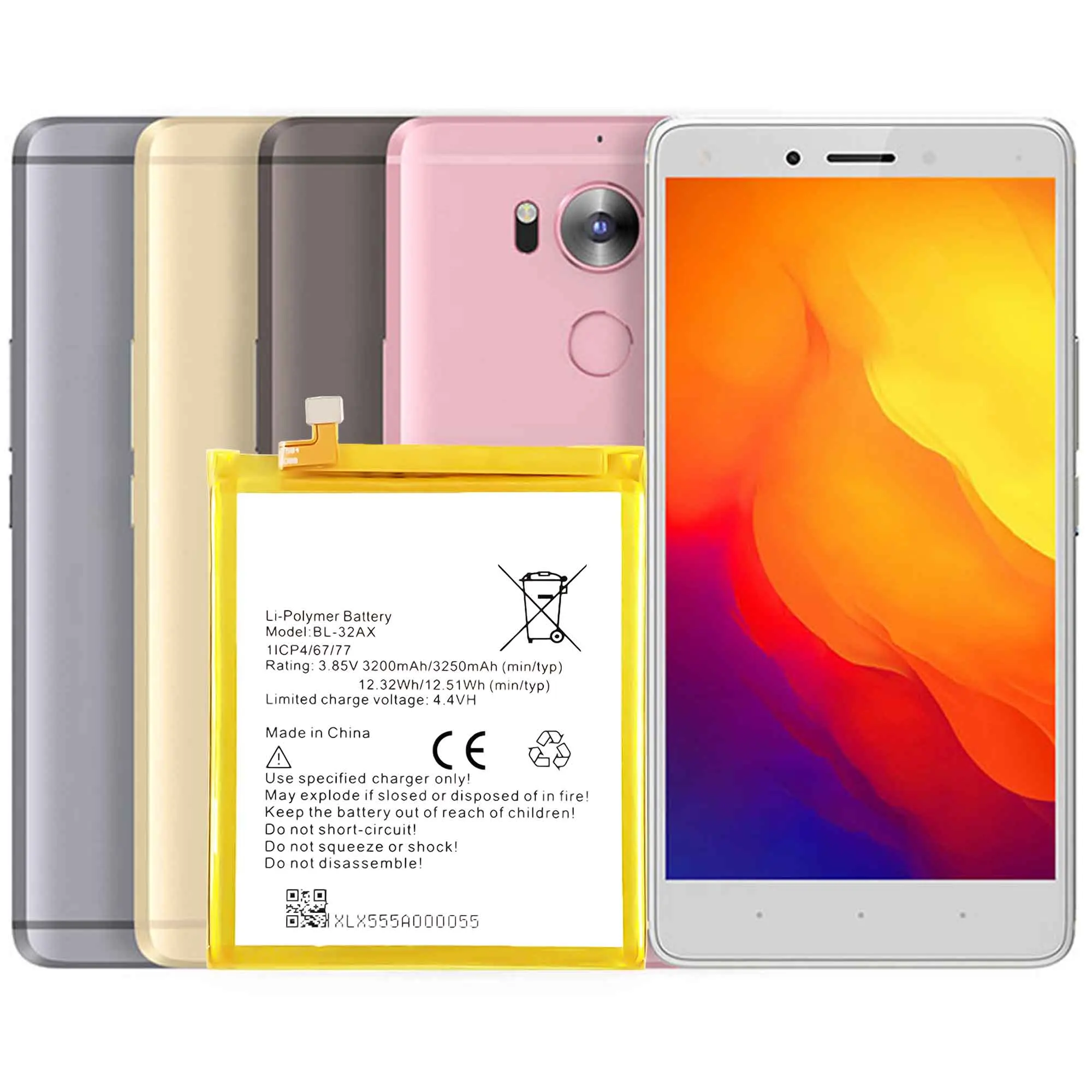 compatible for infinix x555zero 4 bl 32ax 3200mah phone battery series free global shipping