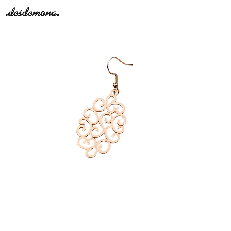 

Stainless Steel Classic Celtic Knot Drop Earrings Flower Geometry Dangle Earring For Women Fashion Jewelry Gift