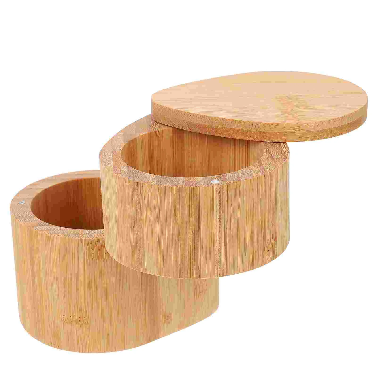 

1Pc Japanese Style Bamboo Kitchen Condiment Storage Case for Restaurant