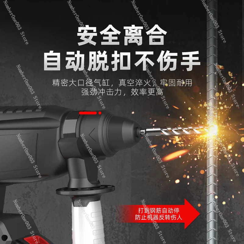 Бесщеточный перезаряжаемый электрический молоток Электрический кирпич