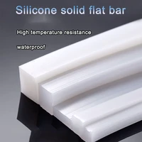 1m2m3m white high temperature resistant solid silicone rubber sealing strip weatherstrip%ef%bc%8c1x10 5x40mm