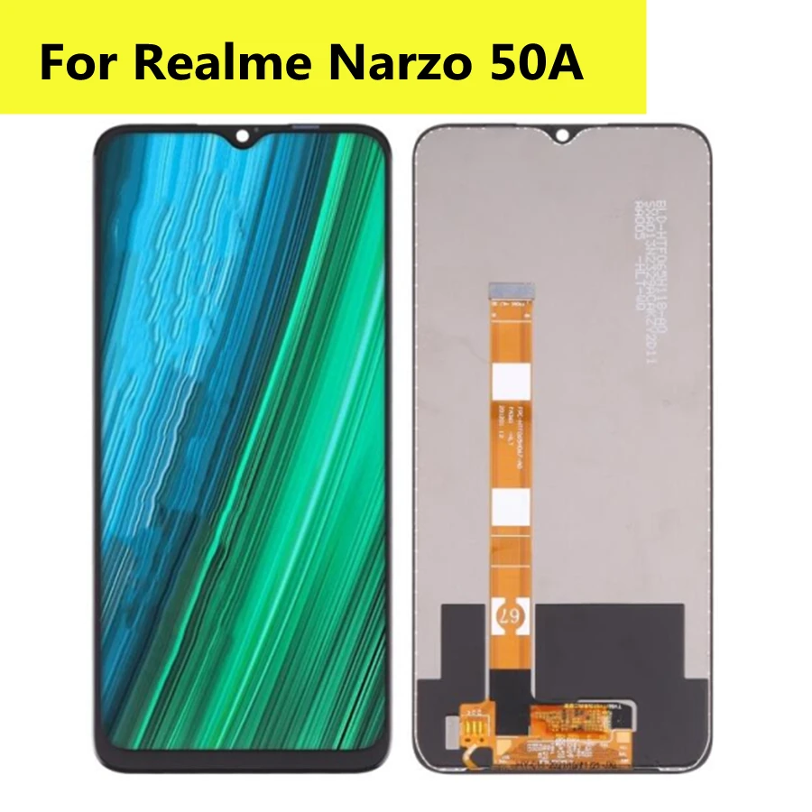 

6.5" Display For Realme Narzo 50A LCD Touch Screen Replacement Digitizer Assembly For Narzo50A RMX3430 LCD