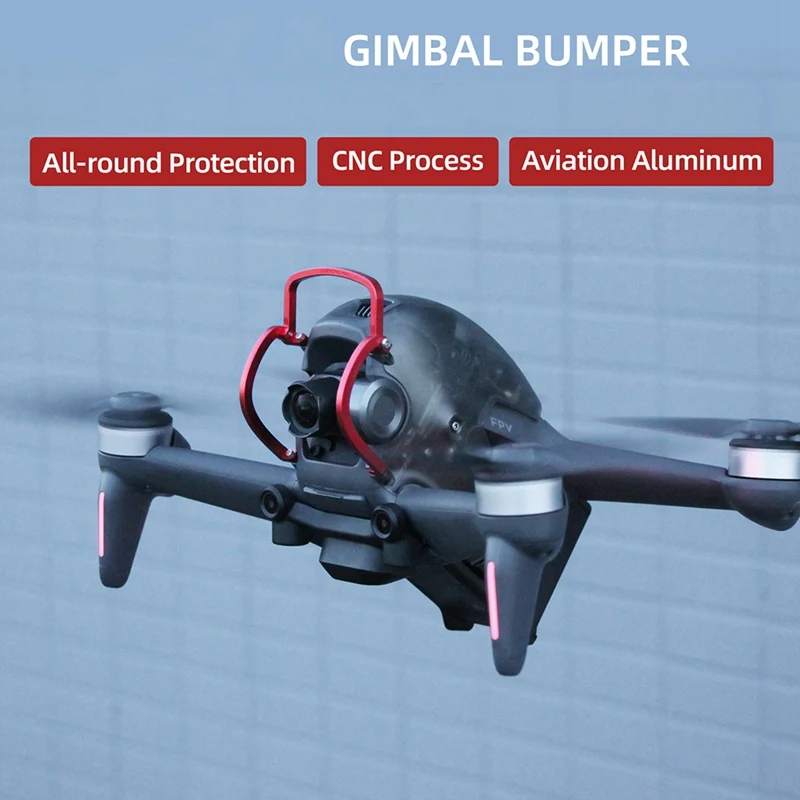 Aluminum Alloy Pan/Tilt Lens Protects The Bumper Against Collision For DJI FPV Dji Fpv Accessories