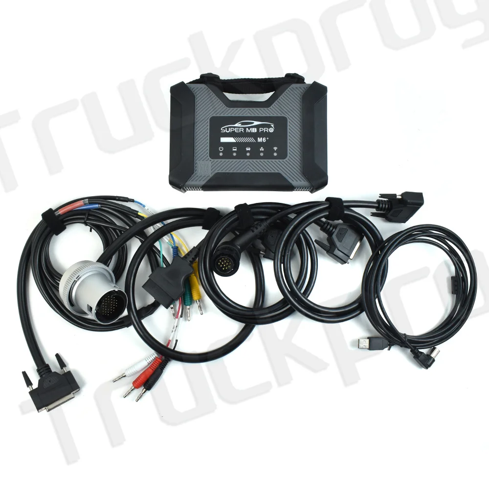 Супер MB PRO M6 pk star c6 mb sd c4 c5 мультиплексор для диагностики грузовых и легковых автомобилей Benz с подключением wifi doip и SSD.