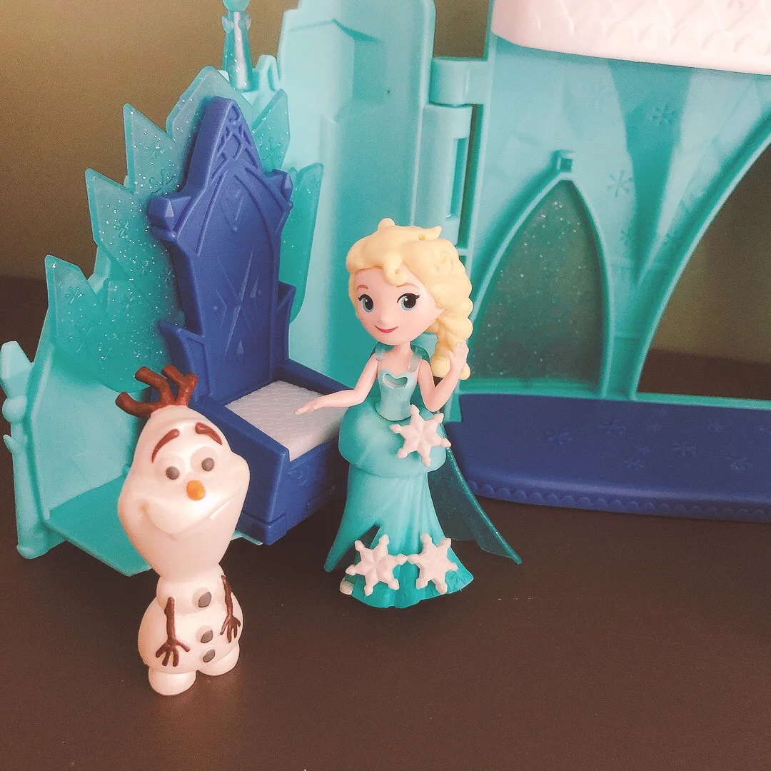 

Disney Frozen Little Kingdom Elsa Anna Olaf Doll Gifts Toy Model Anime Figures Collect Ornaments