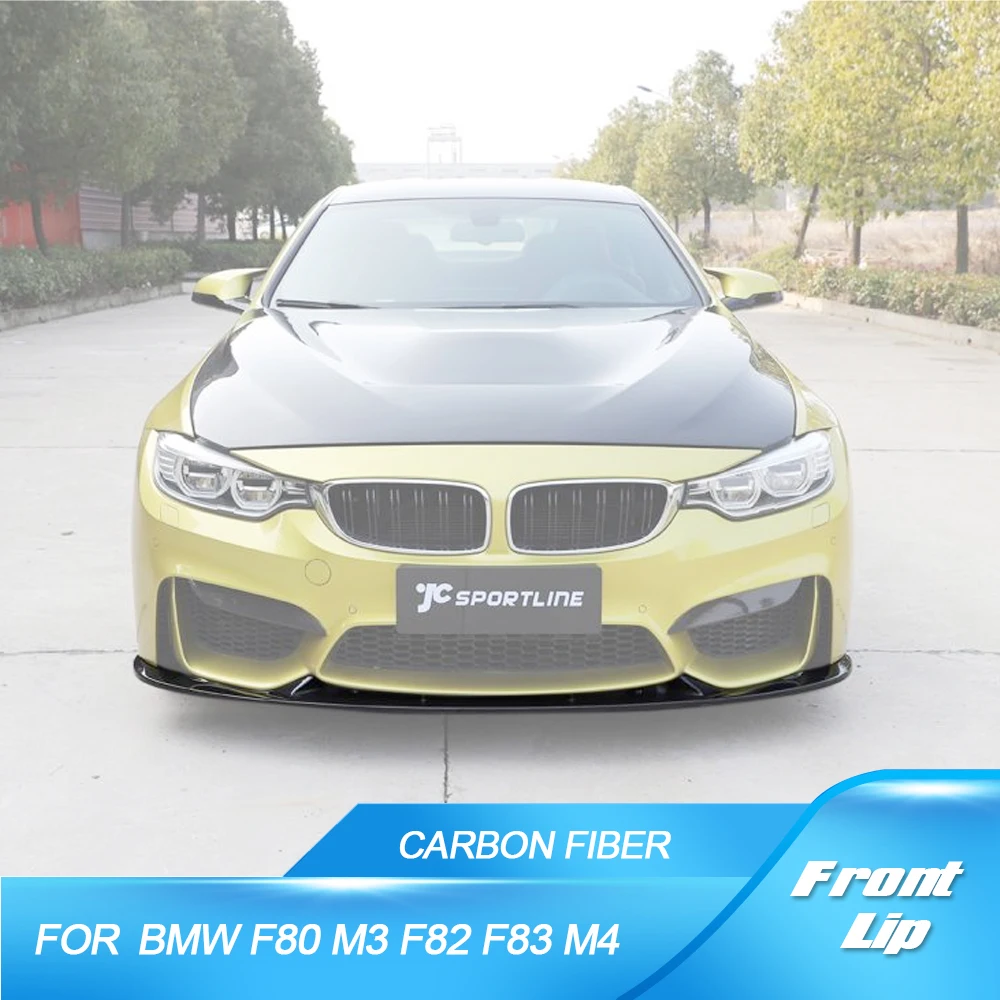 

Передний бампер из углеродного волокна, спойлер, разветвители для BMW F82 F83 M4 Coupe Convertible F80 M3 Sedan 4-дверный 2014 - 2018