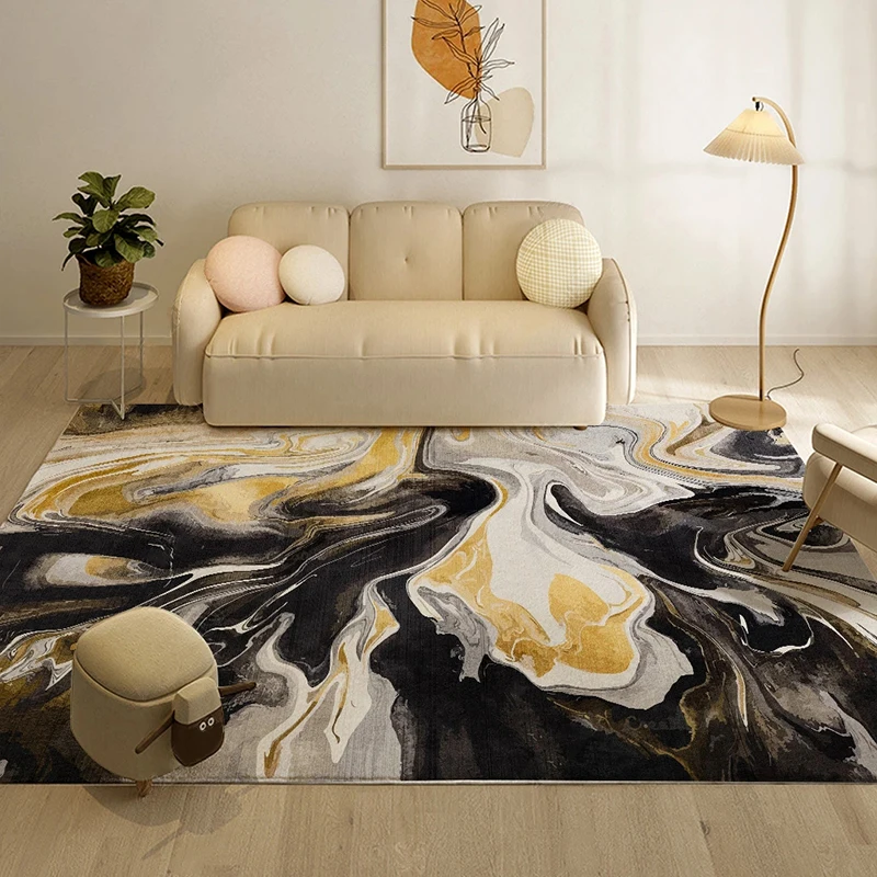

Современный художественный ковер для гостиной с мраморным узором, ковер для спальни, декоративные напольные коврики, ковер для гостиной