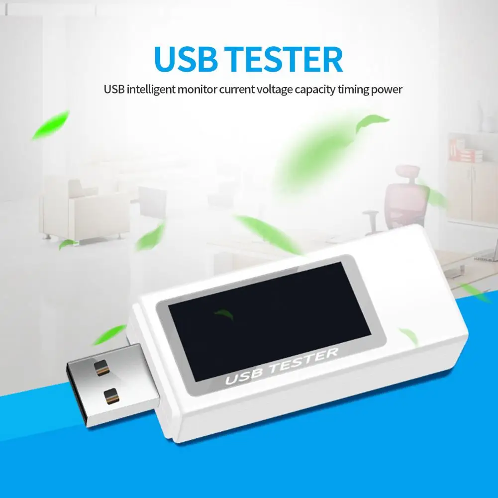

USB Tester Multifunctional Digital Display Precise Real-time Portable Voltmeter Current Detector USB Charger Detector for Home