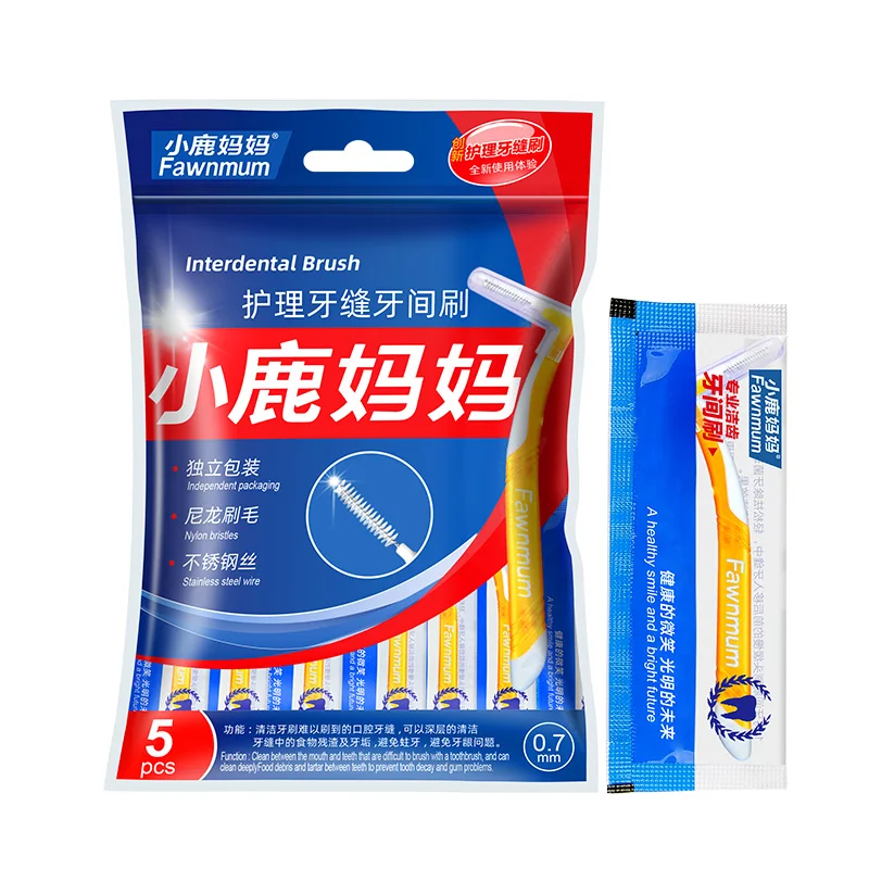 Fawnmum межзубная щетка L-типа для стоматологической ортодонтики очистка в