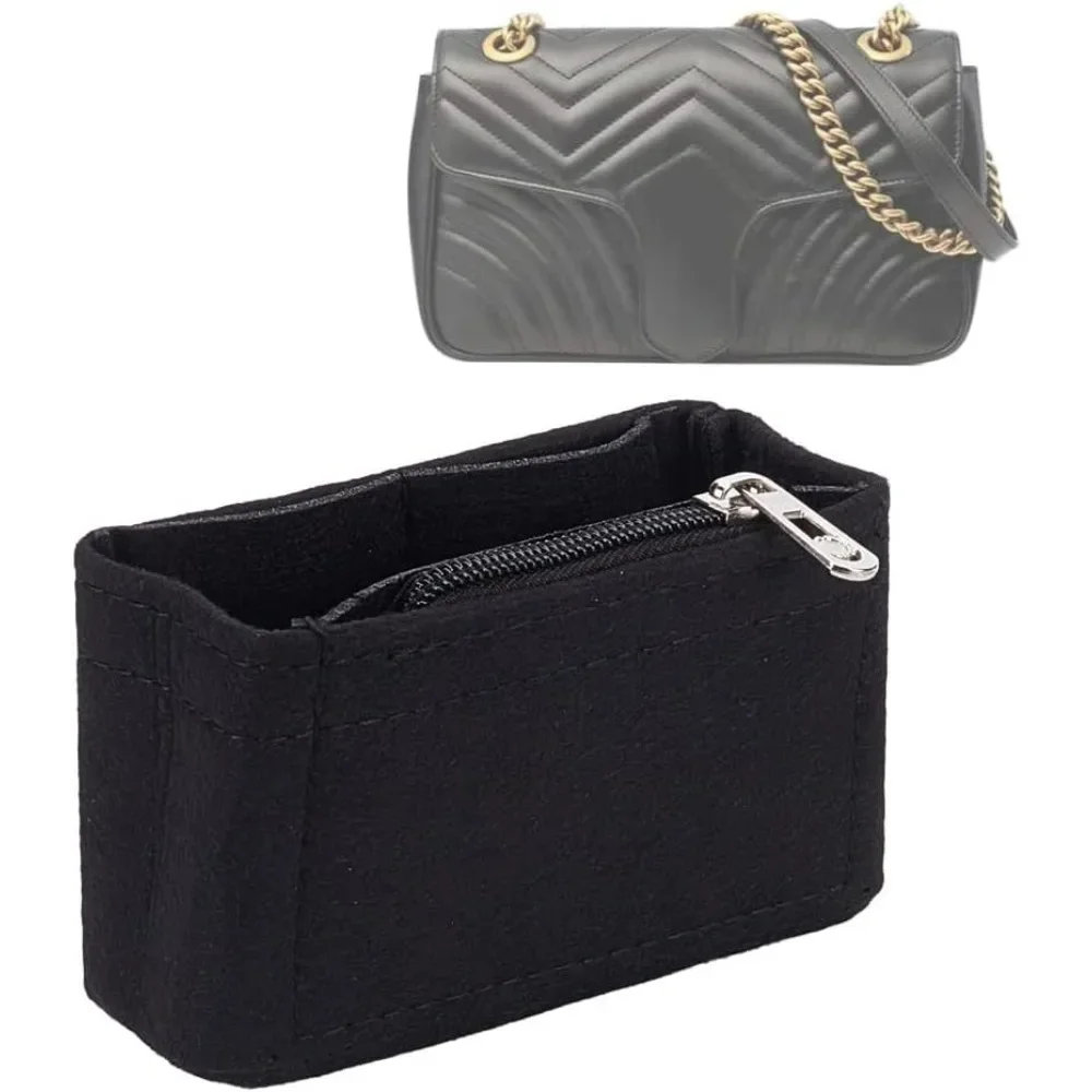 Фетровый органайзер-вставка для кошелька вставка-органайзер сумки через плечо GG