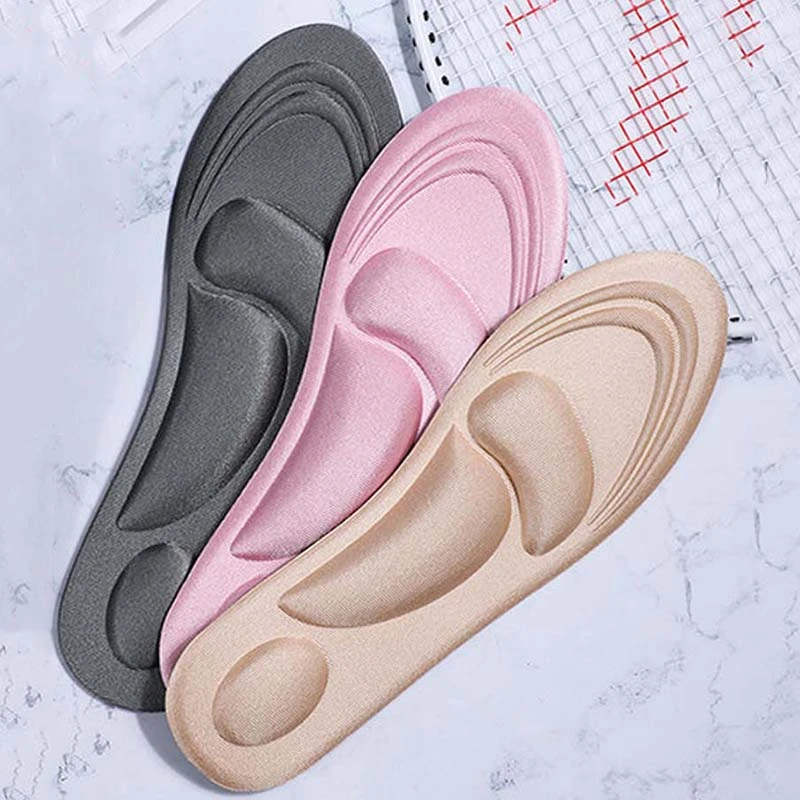 

Memory Foam Insoles Women Arch Support Sneakers Pad Comfortable Breathable Foot Pads Running Massage Soles Feet Pad Soft Cushion