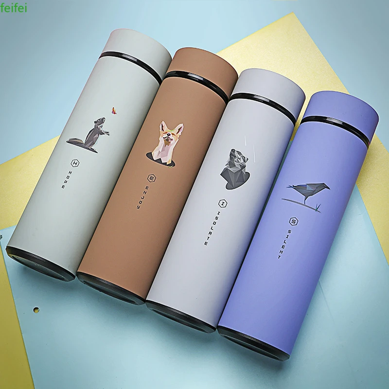 480ml Double-wall Insulated Vacuum Flask Stainless Steel Heat Thermos For Sport Water Bottles Portable Thermoses Vacuum Flasks