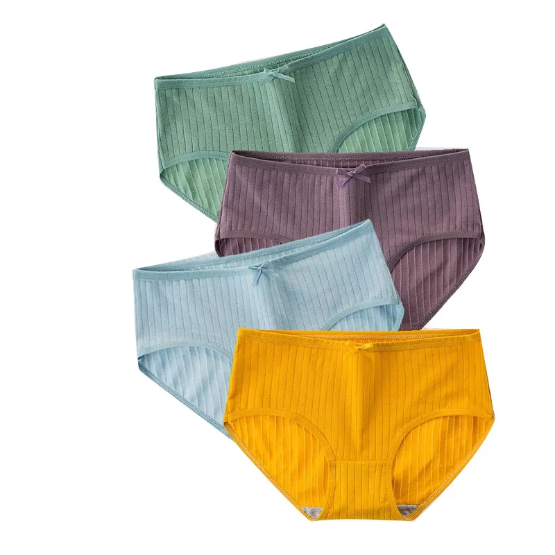 

Women Cotton Underwear Ladies Bow Panties Seamless Panties Sexy Panty Female ComfortSolid ColorUnderpants Girls' Lingerie Briefs