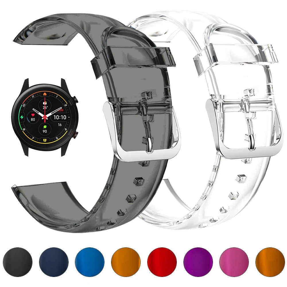 

Прозрачный силиконовый ремешок для наручных часов Xiaomi Watch Color 2/Mi