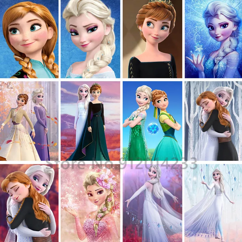 Алмазная живопись Холодное сердце Disney Набор для вышивки крестиком сделай сам 5D