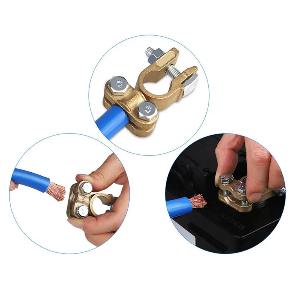 1 пара клемма аккумулятора сверхмощный Отсоединяемый быстроразъемный зажим