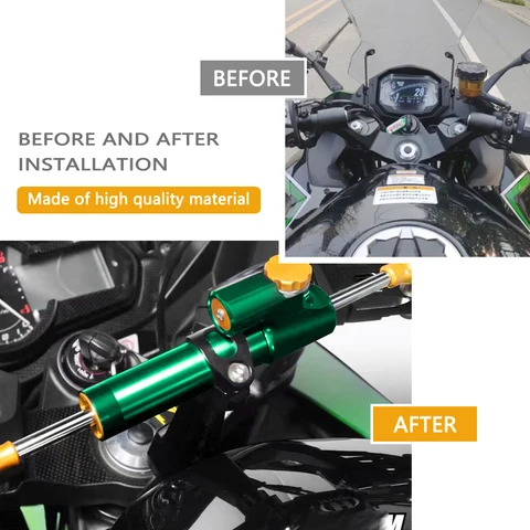 Для NINJA 1000SX Z1000SX титановая линейка, кронштейн направленного демпфера, кронштейн стабилизатора рулевого демпфера, монтажный комплект