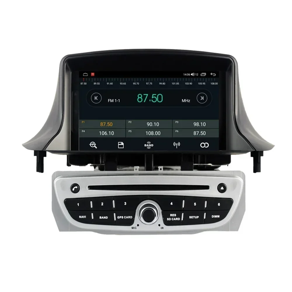 Для Renault Megane 3 Fluence 2009-2015 Android автомобильный радиоприемник стерео мультимедийный