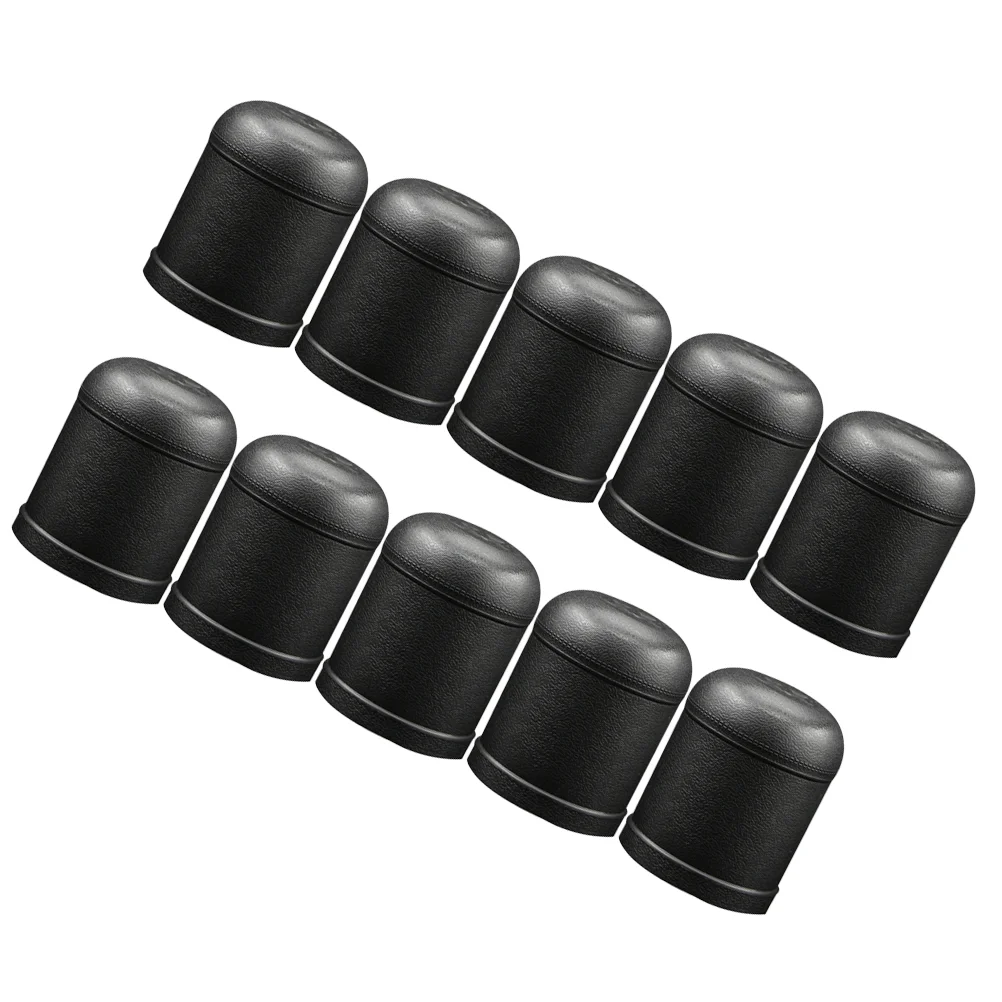 10PCS Game Use Dice Cup Black Cylindrical Dice Box Plastic Funny Dice Box KTV Game Tool