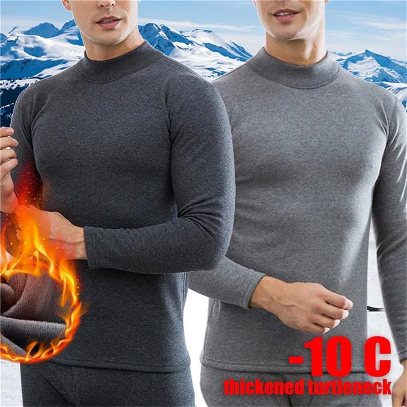 

Fleece-lined Clothing Premium Naturally Cotton Warm Johns Long Quality Underwear Thermo Panels Pajamas Thermal Soft Winter Men