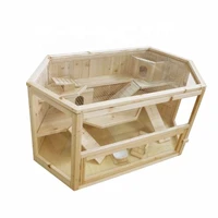 wooden large pet animal gerbil hamster house cages