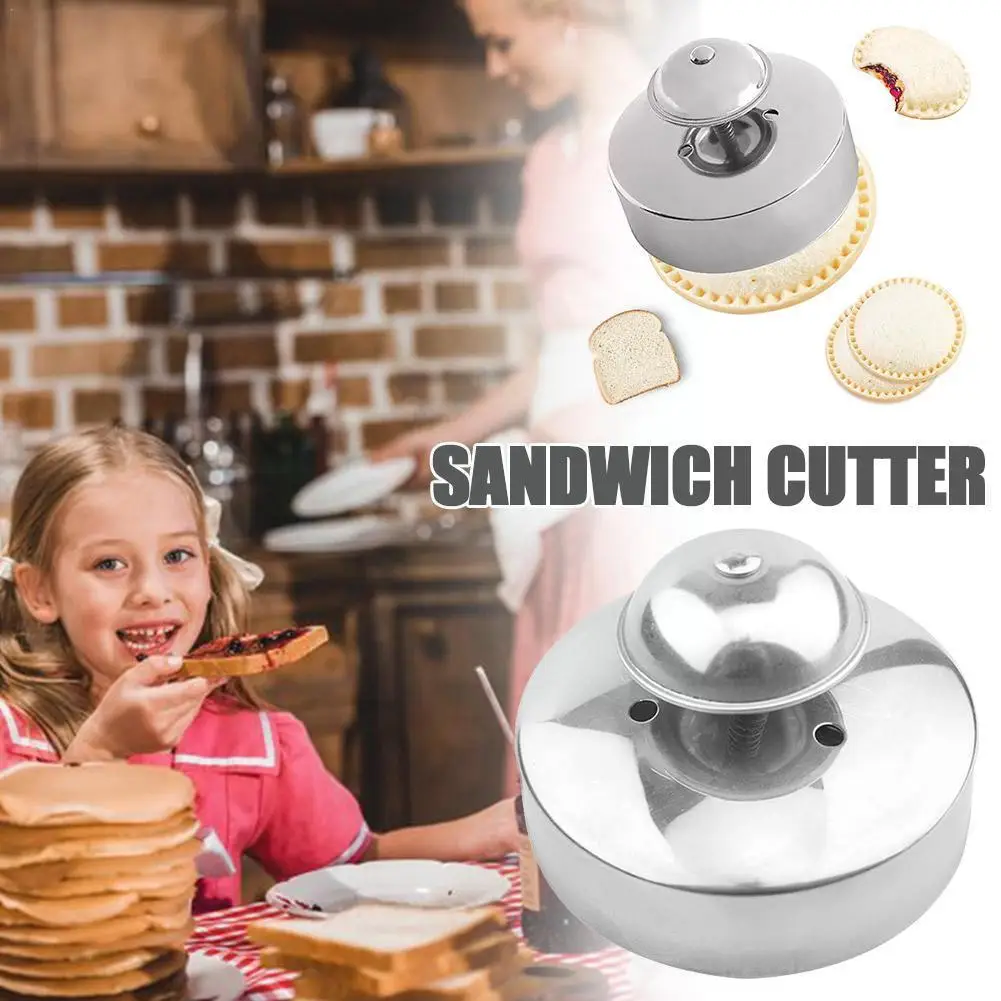 

Sand-Wich Cutter Sealer Stainless Steel For Kids Lunch Sandwiches Maker Bread Toast Breakfast Making Mold Kitchen Gadgets Q1H5