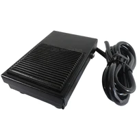 1pcs black tfs 1 metal non slip momentary electric power foot pedal switch 250v ac 10a waterproof spdt on off 1no1nc