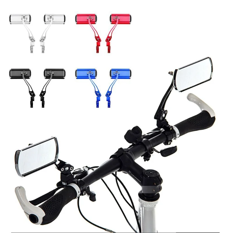 

2PCS Bicycle Rearview Mirror 360° Flexible Rotate Rearview Bike Handlebar HD Bike Wide Angle Convex Mirrors Bicycle Accessories