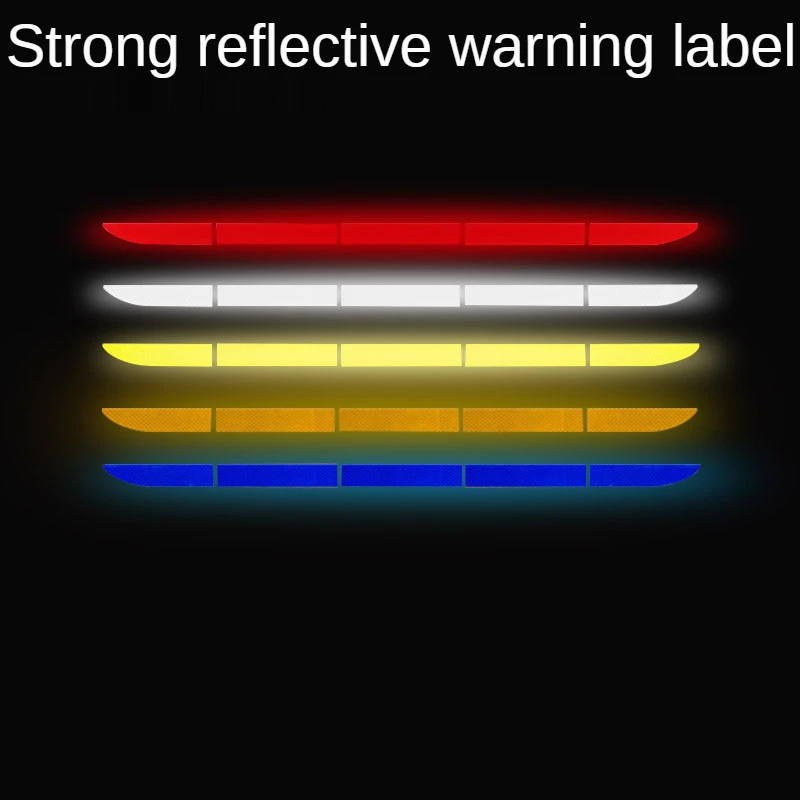 5 шт./компл. Автомобильная Светоотражающая наклейка для кузова автомобиля