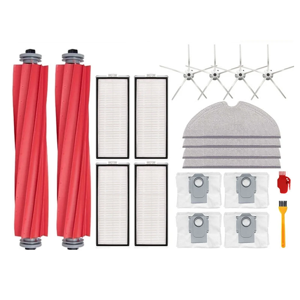 

Запчасти для робота-пылесоса Xiaomi Roborock Q7 Max,Q7 Max +,T8, Hepa фильтр, основная боковая щетка, Швабра, тканевый мешок для пыли